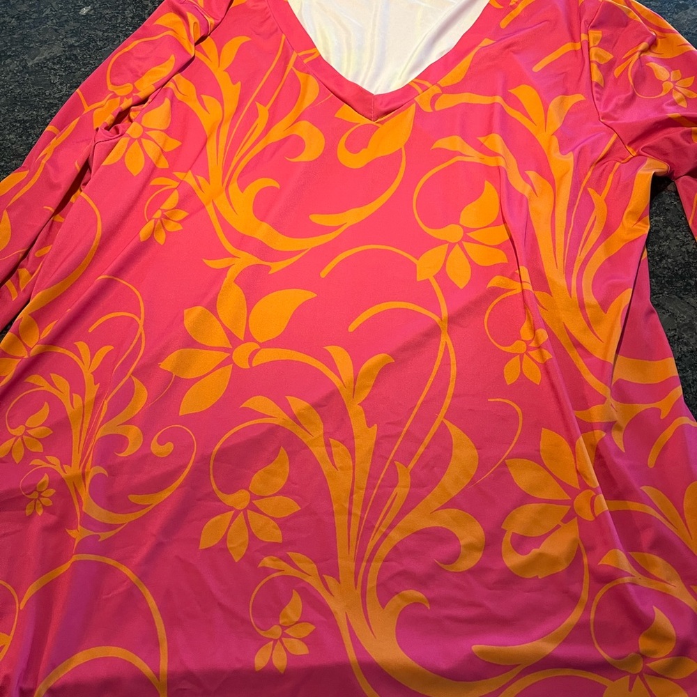 Lily plus size 4X stretchy tunic top
